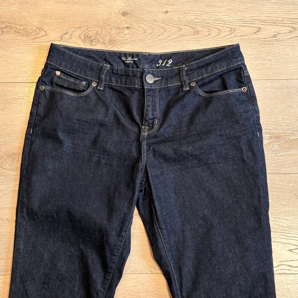 The Limited Denim 312 Womens Dark Wash Crop Jeans Size 10 - Picture 3 of 7